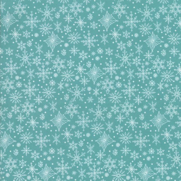 Tissu Patchwork Noël  Tahoe Ski Week Evergreen Snowflake