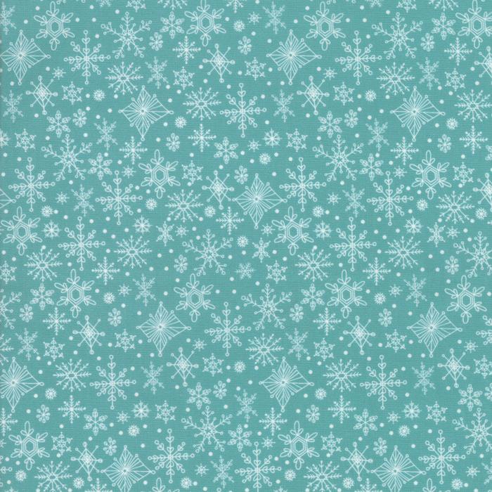 Tissu Patchwork Noël Tahoe Ski Week Evergreen Snowflake, Coupon