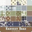 Tissu Patchwork Harvest Road, Lot de 25 Coupons 50 x 55 cm