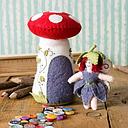 Kit Créatif Feutrine La Fée et sa maison champignon