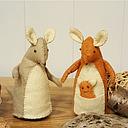 Kit Créatif Feutrine La Famille Kangourou