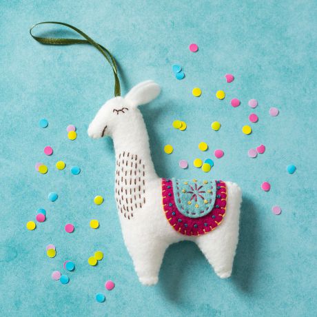 Mini-Kit Créatif Feutrine Petit Lama