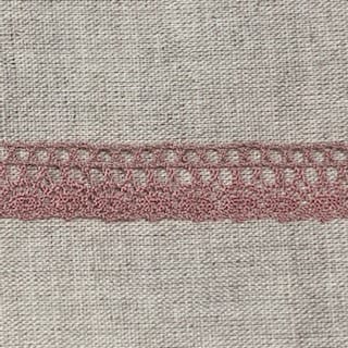 Dentelle de Coton Vieux Rose