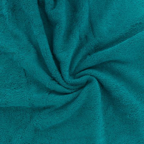 Tissu Eponge de Bambou Bleu Lagon