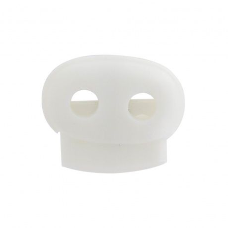 Arret de cordon blanc (trou 3,6mm)