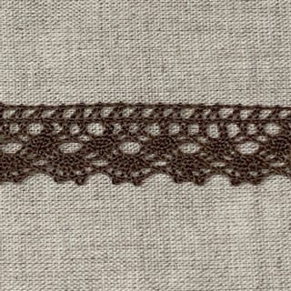 Dentelle de Coton Marron