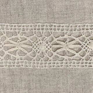 Entredeux de Dentelle de Coton Ecrue
