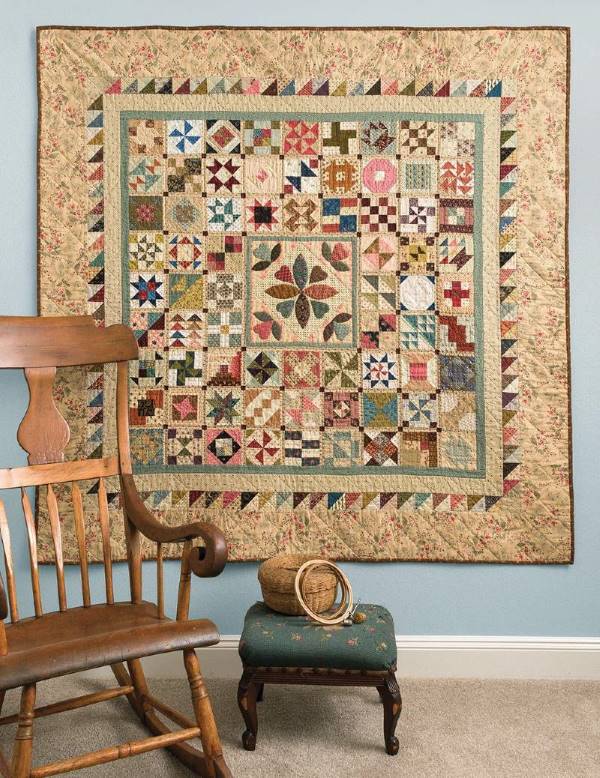 Kit de Patchwork "School Girl Sampler", Kit tissus Memoirs