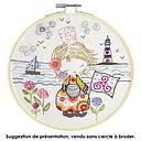 Kit Broderie "Quand Salomé part en Bretagne"