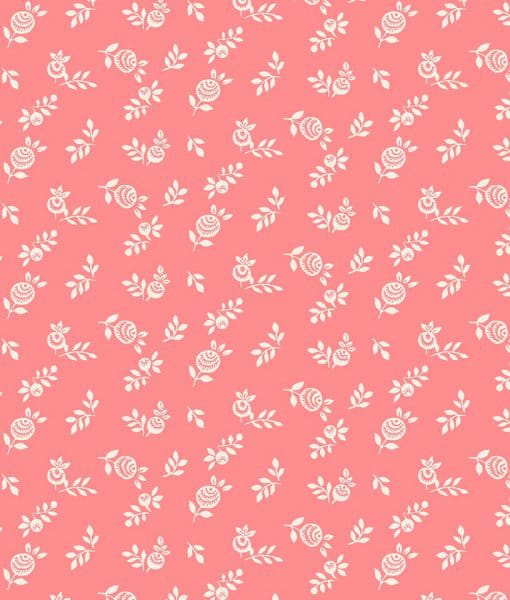 Tissu Patchwork The English Garden, English Berry Corail Coupon