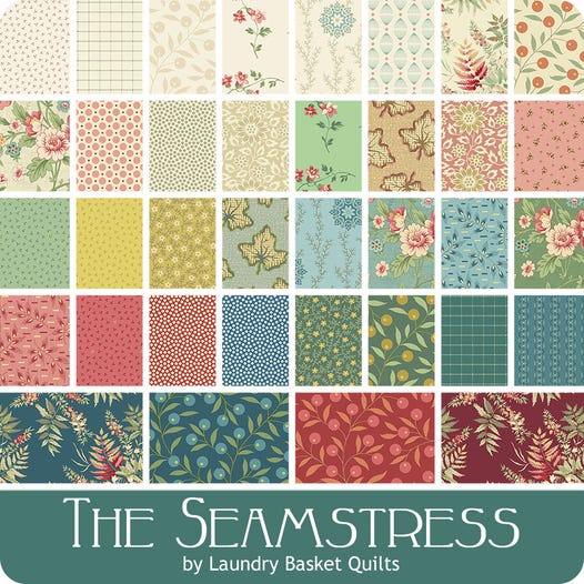 Tissu Patchwork The Seamstress Collection, 36 Coupons 25x55cm