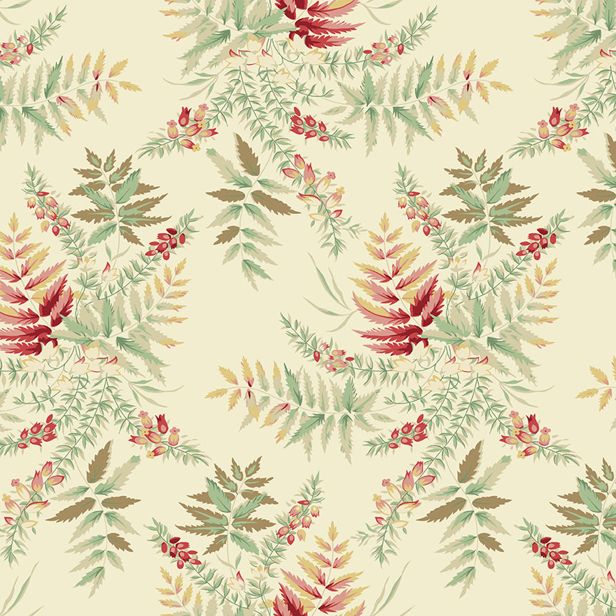 Tissu Patchwork The Seamstress Fern Parchment, Coupon