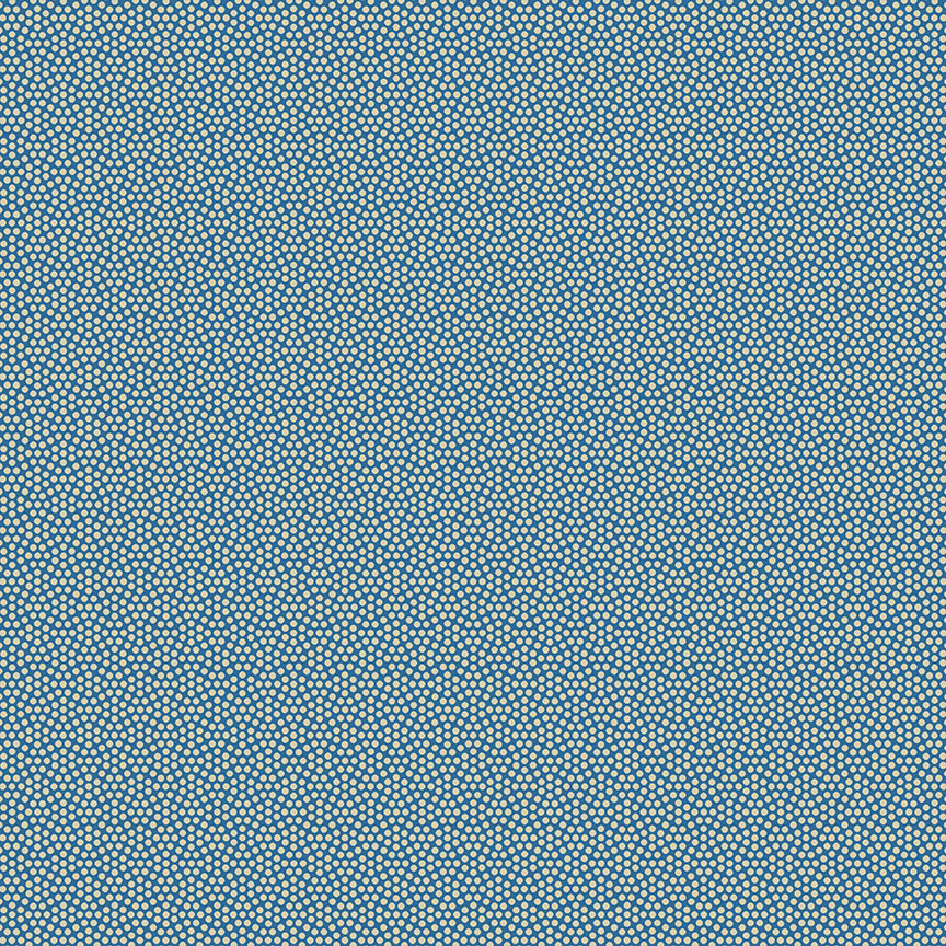 Tissu Patchwork The Seamstress Trim Indigo
