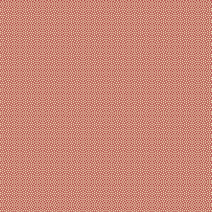 Tissu Patchwork The Seamstress Trim Cranberry