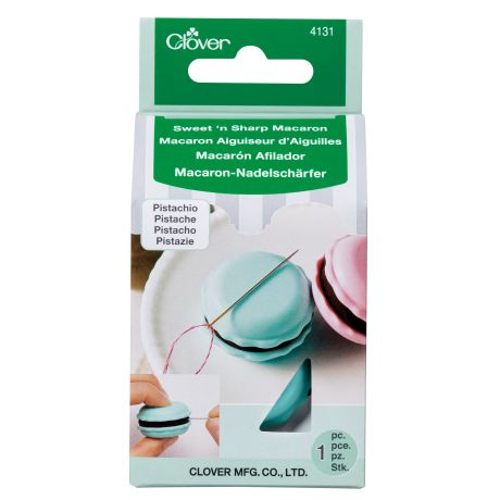 Clover Macaron Aimant Aiguille &amp; Aiguiseur Pistache