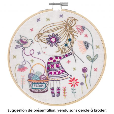 Kit Broderie "Quand Salomé tricote"