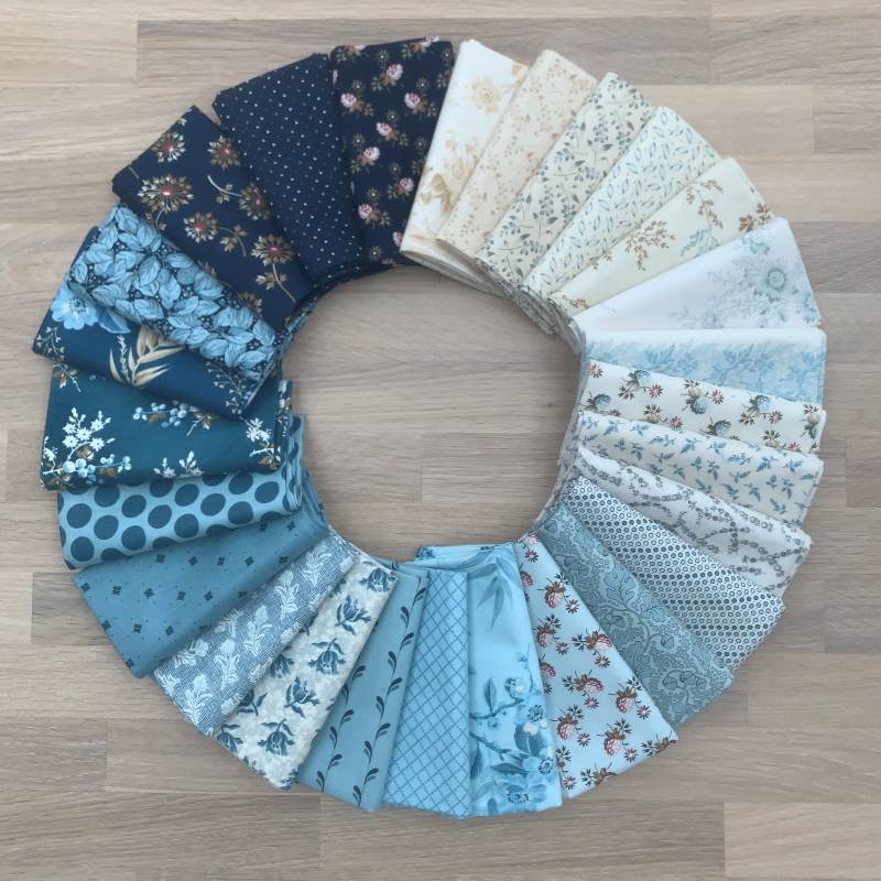Lot de 26 Fat Quarter Edyta Sitar Quilt Mystère 2021