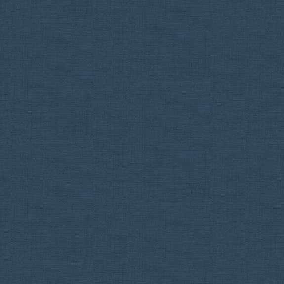 Tissu Patchwork Linen Texture  Bleu, Coupon