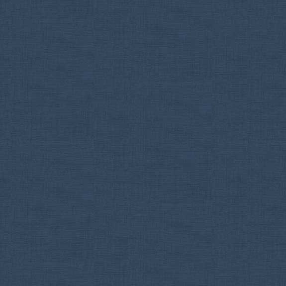 Tissu Patchwork Linen Texture  Bleu, Coupon