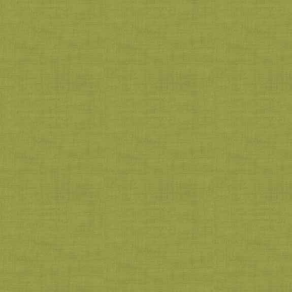 Tissu Patchwork Linen Texture Vert Mousse, Coupon