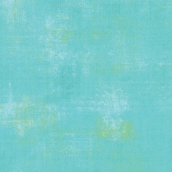 Tissu Patchwork Grunge Vert Bleu