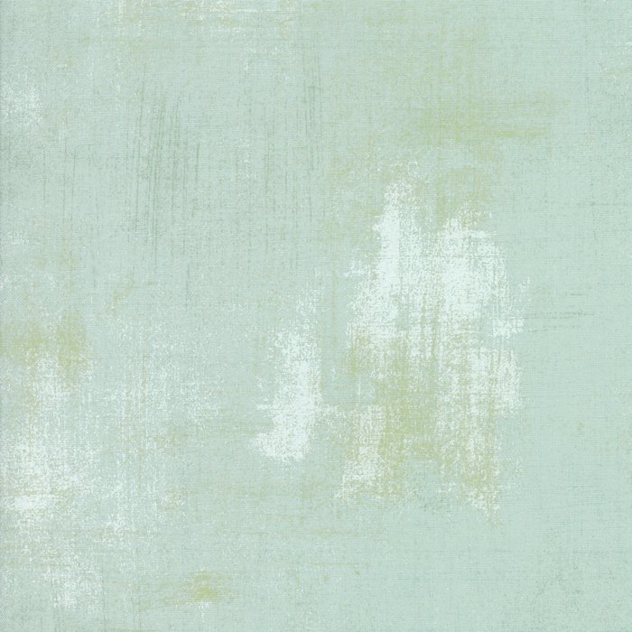 Tissu Patchwork Grunge Vert Menthe, Coupon