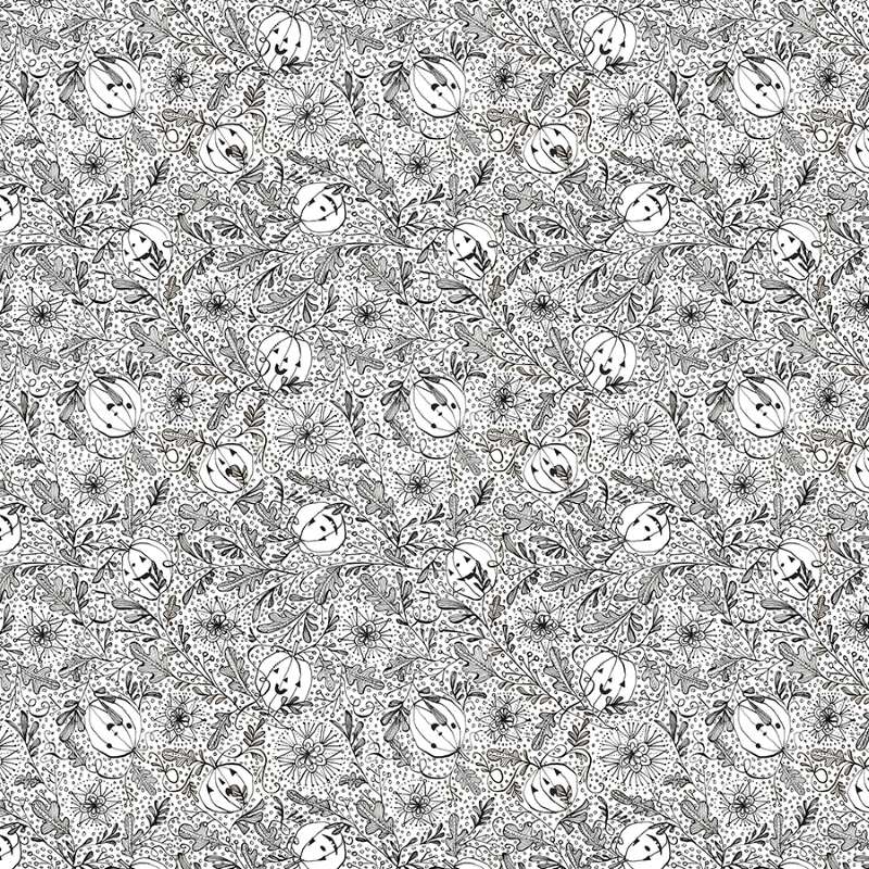 Tissu Patchwork Halloween Blanc, "We See You" Coupon