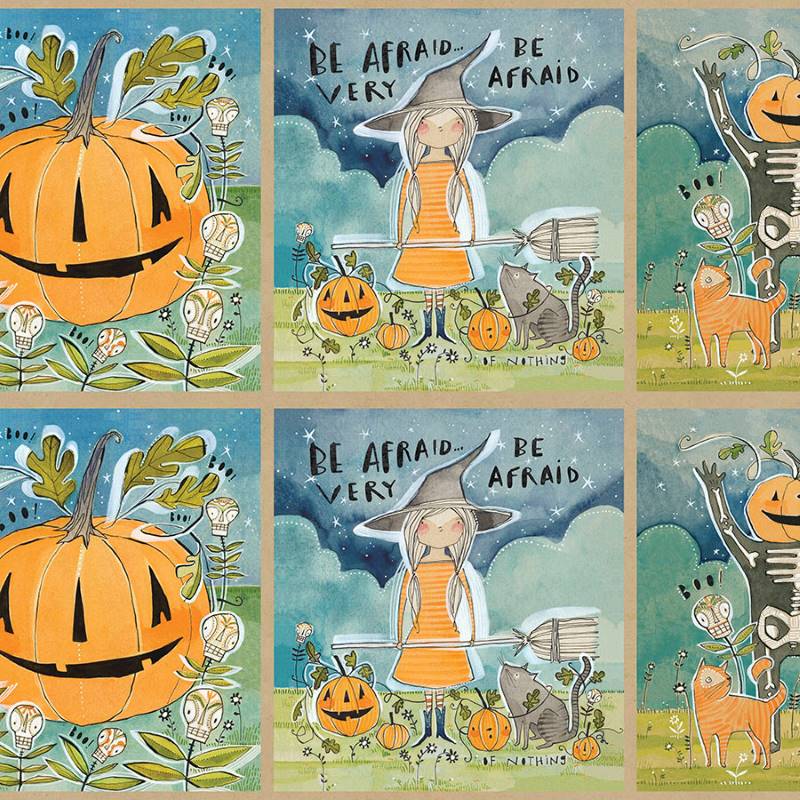Tissu Patchwork Halloween, "In the Spirit" Panneau