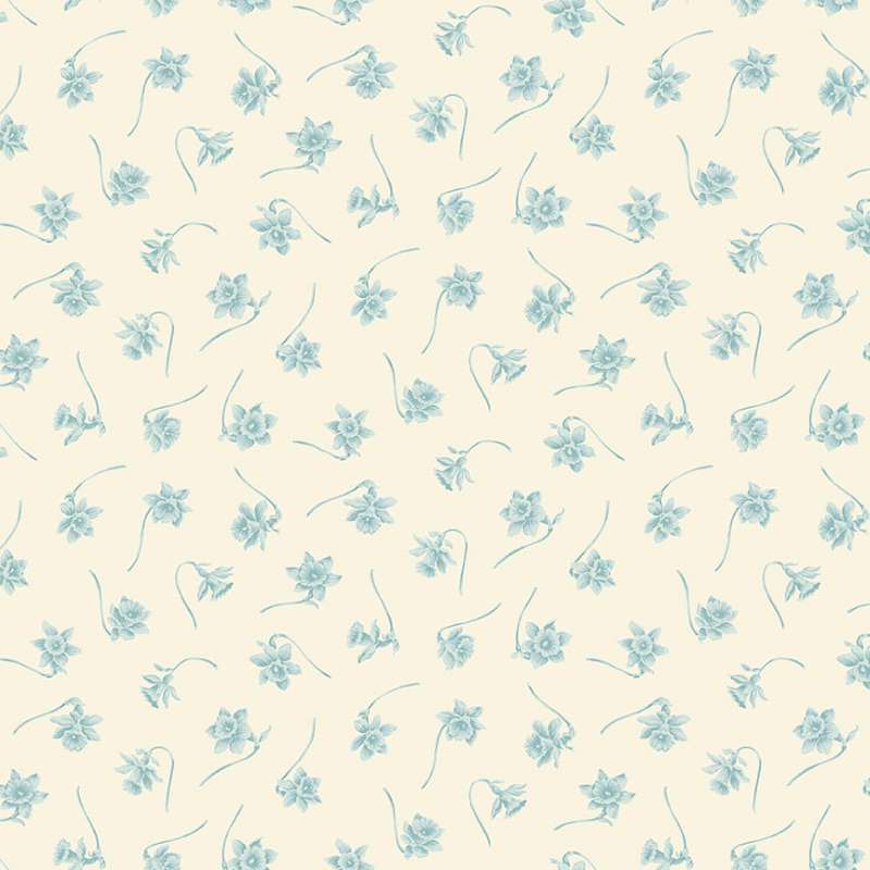 Tissu Patchwork Bluebird Ice Cave Paper White, Coupon