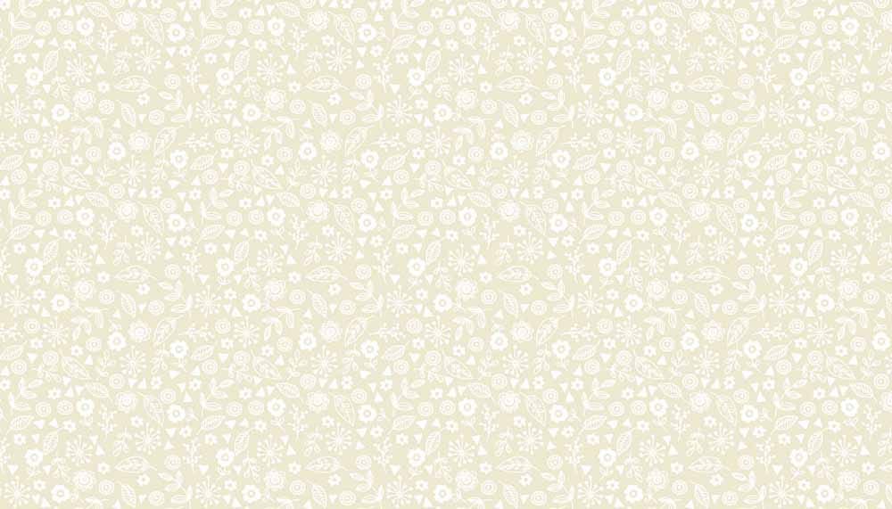 Tissu Patchwork Essentials, Doodle Ditzy Light Cream, Coupon