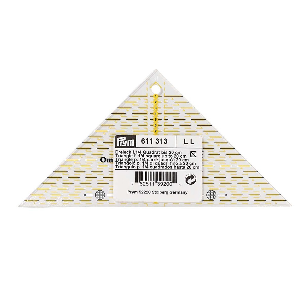 Règle Patchwork Triangle cm