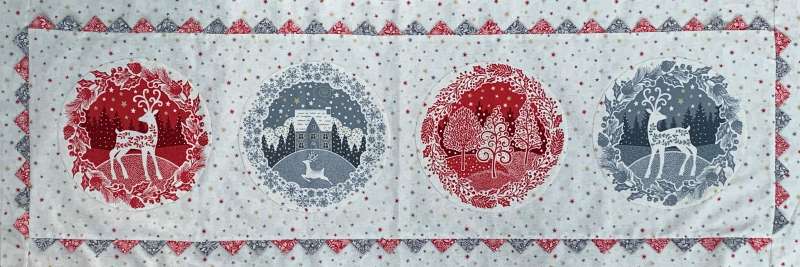 Tutoriel Patchwork Noël Chemin & Set de Table Scandi