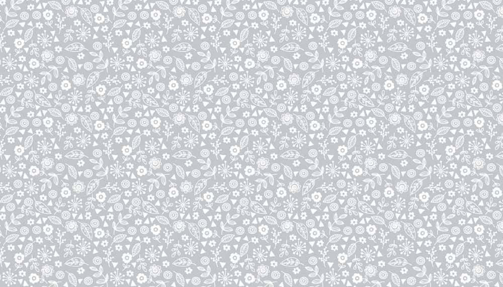 Tissu Patchwork Essentials, Doodle Ditzy Pewter