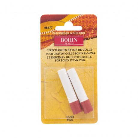 Recharge Crayon Colle Temporaire pour tissus, Blister de 2 recharges