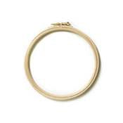 Tambour à broder en hêtre, diamètre 17 cm
