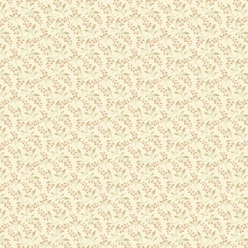 Tissu Patchwork Cloud Nine Lily of the Valley Parchment, Coupon