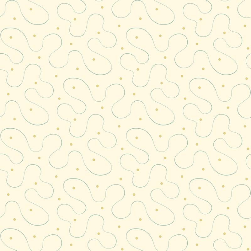 Tissu Patchwork Cloud Nine Ribbon Ivoiry, Coupon
