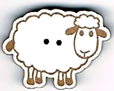 Bouton Décoratif Mouton