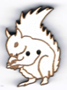 Bouton Décoratif Ecureuil