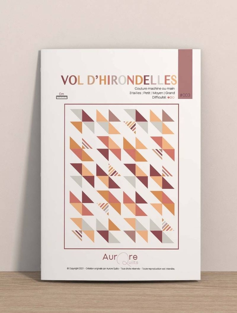 Modèle de Patchwork - Vol d'Hirondelles