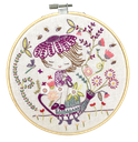 Kit Broderie "quand Salomé s'occupe de son jardin"