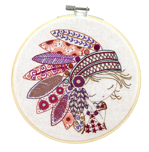 Kit Broderie "Salomé la petite Apache"