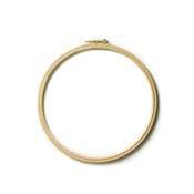 Tambour à broder en hêtre, diamètre 22 cm