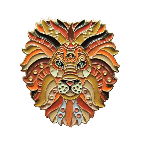 Porte-Aiguille à broder aimanté _ Lion