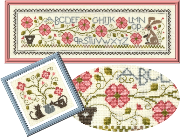 Modèle Points Comptés - Composition Florale 3