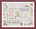 Modèle Points Comptés - Sampler aux Fleurs