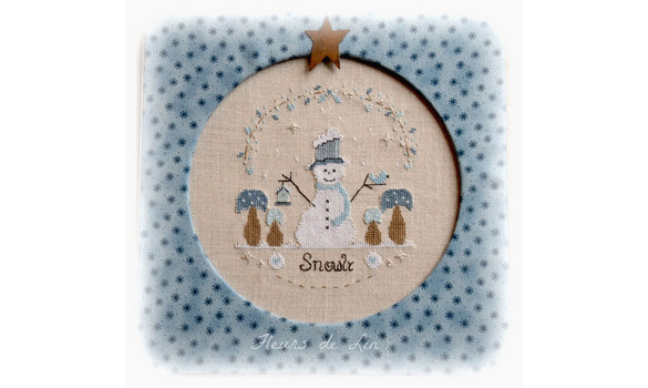Modèle Points Comptés - Snowly Petit Bonhomme de Neige