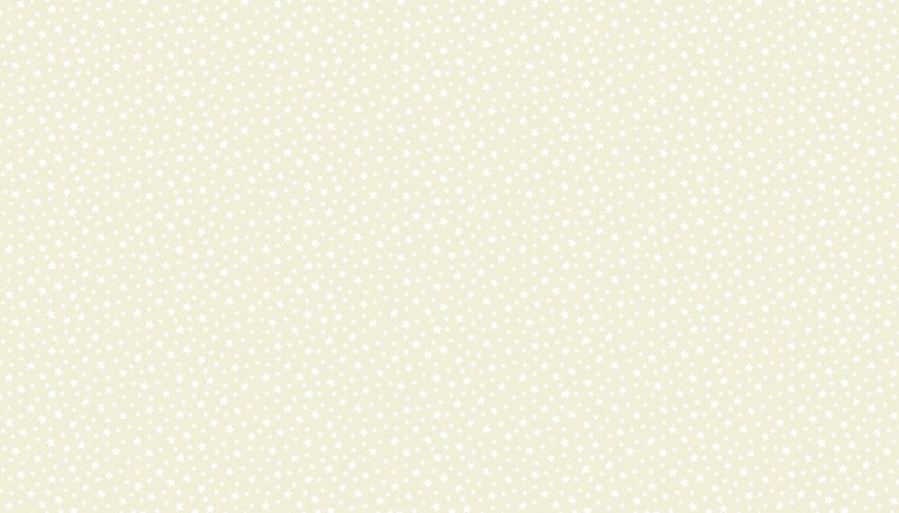 Tissu Patchwork Essentials _ Star White on Cream