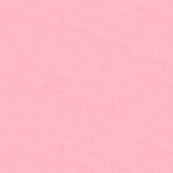 Tissu Patchwork Linen Texture Rose Pétale, Coupon