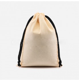 Support à Broder _ Petit Pochon, cordon noir